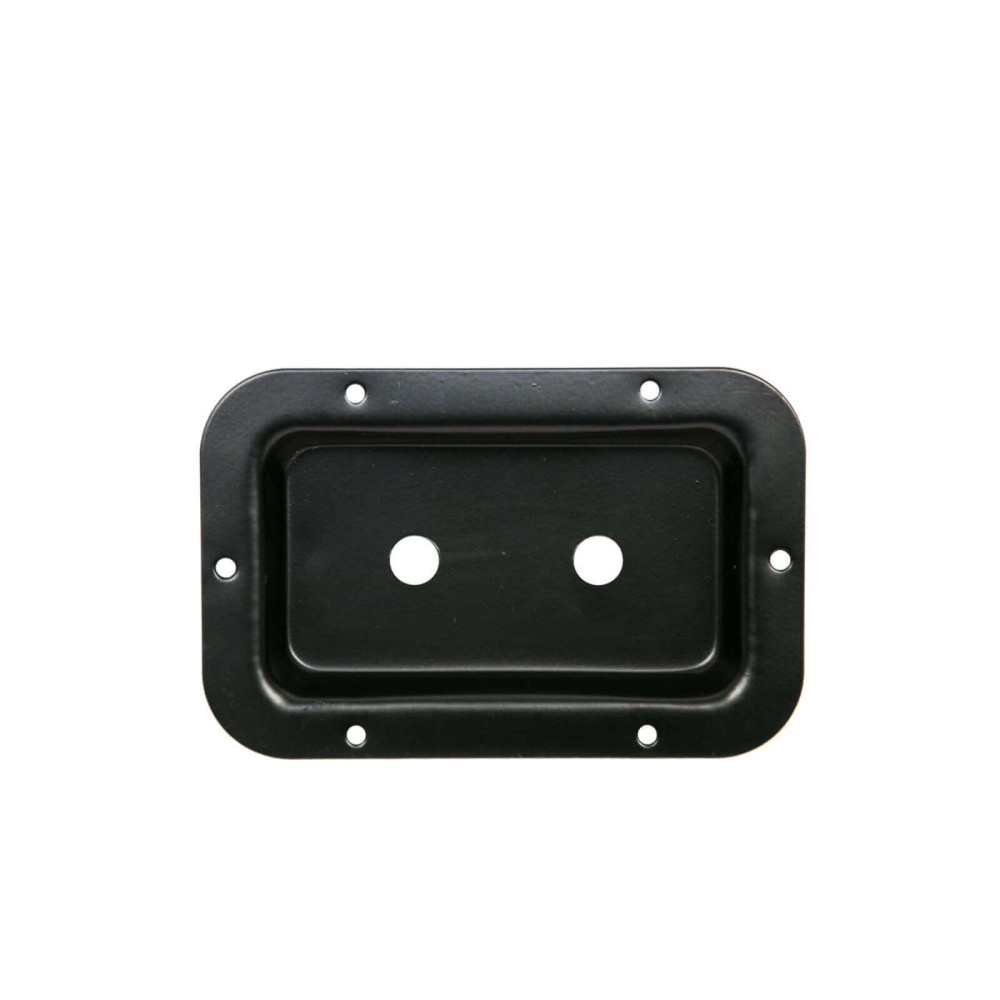 Thunder MTP-136J fém csatlakozó tálca, 2x 6,3 mm Jack furat (13,6x9 cm)
