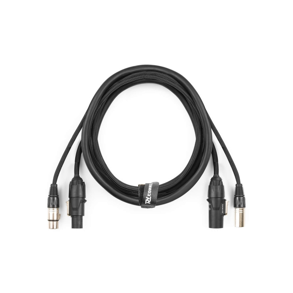 PD Connex CX07-2m DMX/FÉNY Jel&Táp Hosszabbító Kombikábel (XLR + PowerCon)
