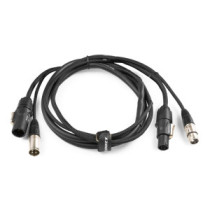 PD Connex CX07-2m DMX/FÉNY Jel&Táp Hosszabbító Kombikábel (XLR + PowerCon)
