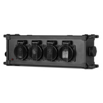 PD Connex PSB45 Tápcsatlakozó elosztó doboz, IP65 (PowerCon be/ki + 4 db Shuko)