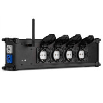 PD Connex PSB50 Tápcsatlakozó elosztó + Vezeték nélküli DMX adó/vevő (PowerCon be/ki + 4 db Shuko)