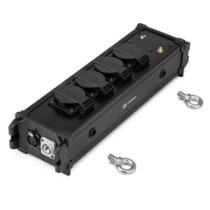 PD Connex PSB50 Tápcsatlakozó elosztó + Vezeték nélküli DMX adó/vevő (PowerCon be/ki + 4 db Shuko)