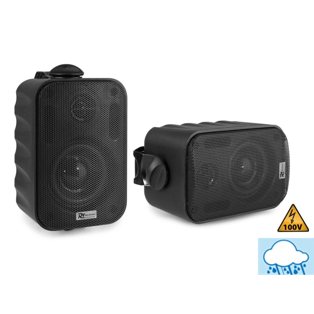 Power Dynamics BC30B (3") Fali hangfal szett 2x20/60W, 8 Ohm/100V - fekete