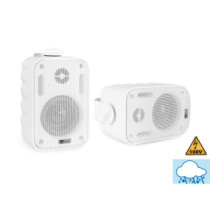 Power Dynamics BC30W (3") Fali hangfal szett 2x20/60W, 8 Ohm/100V - fehér