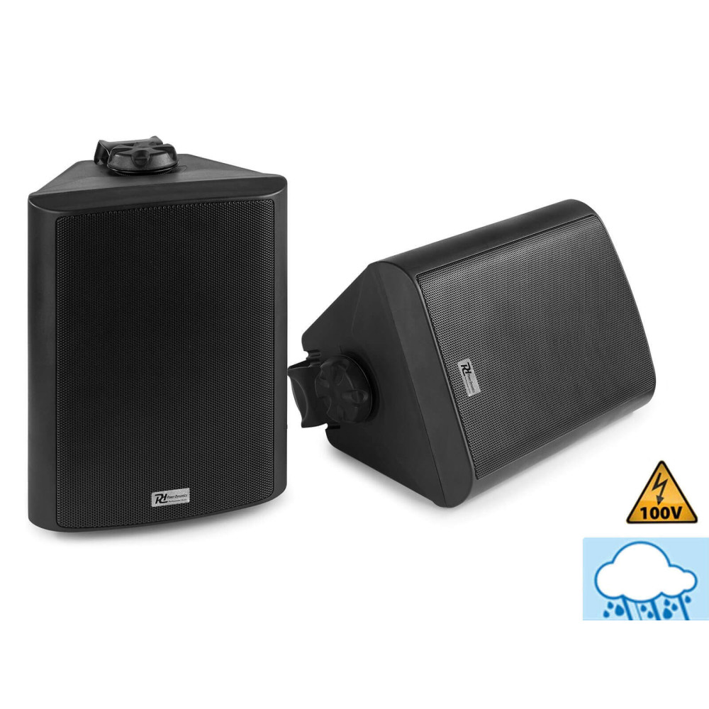 Power Dynamics BC50B (5,25") Fali hangfal szett 2x35/120W, 8 Ohm/100V - fekete