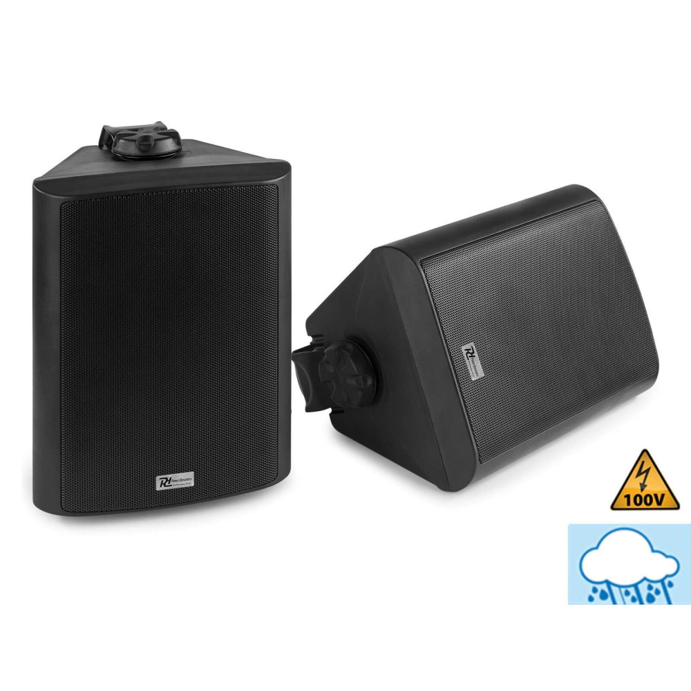 Power Dynamics BC65B (6,5") Fali hangfal szett 2x45/150W, 8 Ohm/100V - fekete