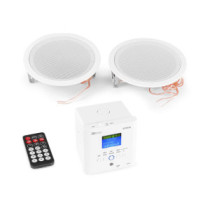 Power Dynamics BTW60SET falba építhető sztereó hangfalszett, USB/FM/Bluetooth 2x30W