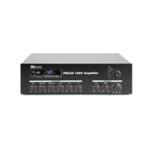 Power Dynamics PBA30 4 csatornás / 1 zónás 100V erősítő (30W) MP3 + Bluetoot + FM