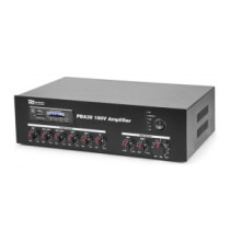 Power Dynamics PBA30 4 csatornás / 1 zónás 100V erősítő (30W) MP3 + Bluetoot + FM
