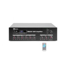 Power Dynamics PBA30 4 csatornás / 1 zónás 100V erősítő (30W) MP3 + Bluetoot + FM