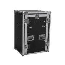 Power Dynamics PD-F16U10T 19 (16U) PROFI Rétegelt lemez/fém Rackláda Asztallá alakítható Kerekekkel