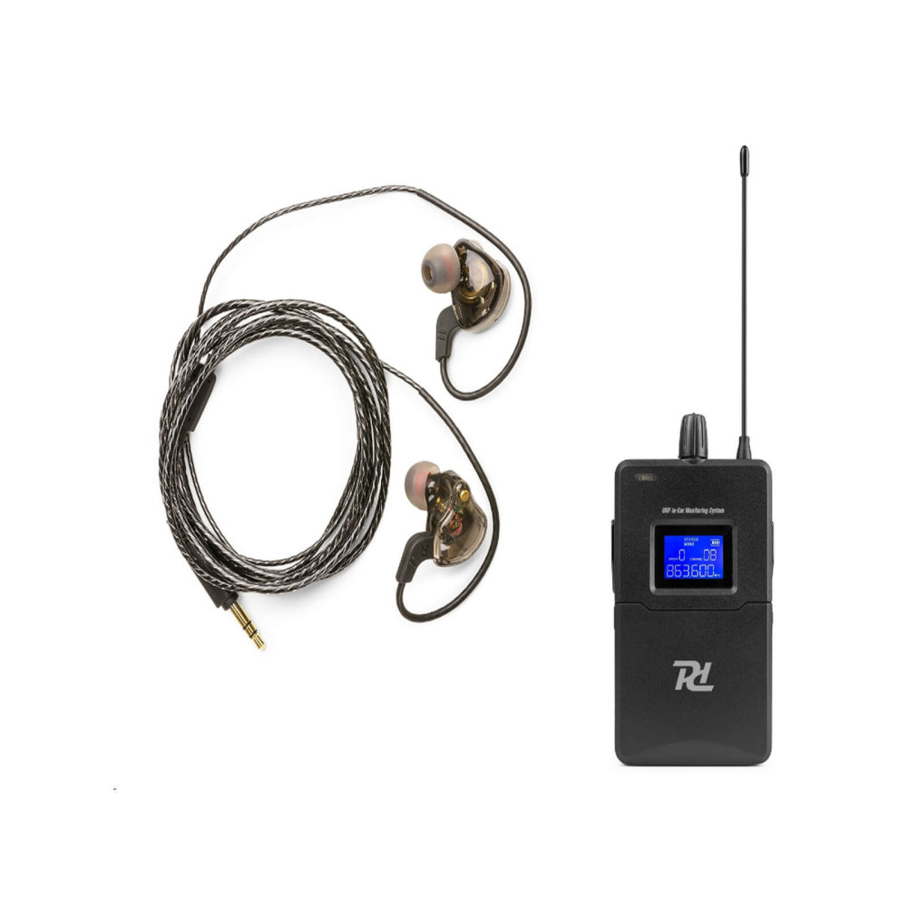 Power Dynamics PD810R Vezeték nélküli fülmonitor vevőegység + Fülhallgató