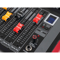 Power Dynamics PDM-S1604A(2x700W) 16 csatornás zenekari keverőerősítő, Bluetooth + Effekt + REC