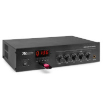 Power Dynamics PDM45 100V erősítő (45W) Mikrofon + Jel bemenet (MP3 + Bluetooth + FM)
