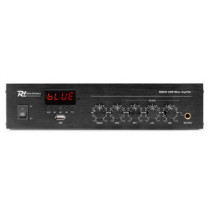 Power Dynamics PDM45 100V erősítő (45W) Mikrofon + Jel bemenet (MP3 + Bluetooth + FM)