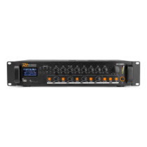 Power Dynamics PDV120MP3 5 csatornás / 4 zónás 100V erősítő (120W) + Bluetooth + FM