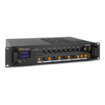 Power Dynamics PDV120MP3 5 csatornás / 4 zónás 100V erősítő (120W) + Bluetooth + FM