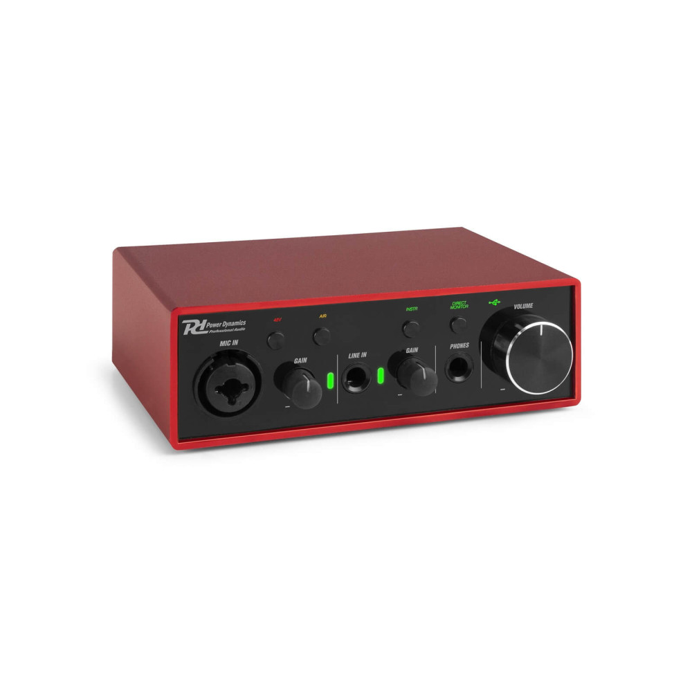 Power Dynamics PDX11 USB Külső hangkártya, audió interfész