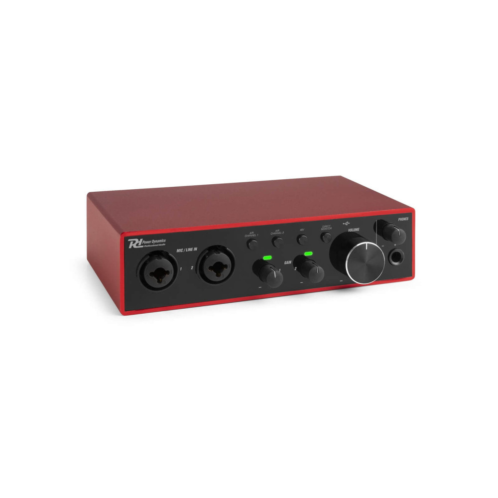 Power Dynamics PDX22 USB Külső hangkártya, audió interfész