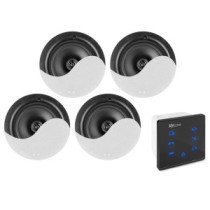 Power Dynamics Powerline AB100BSET (falba építhető erősítő + hangszórók) szett (4x20W)