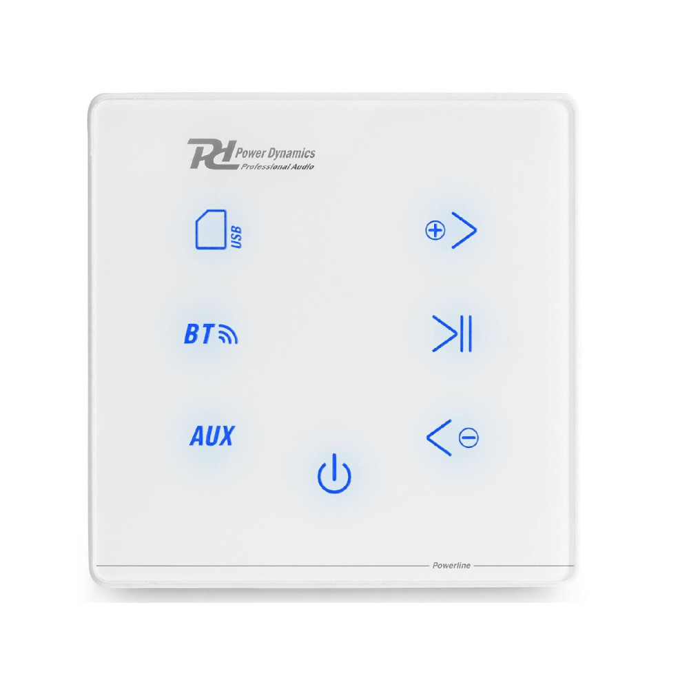 Power Dynamics Powerline A100W falba építhető erősítő USB/Bluetooth (4x20W)