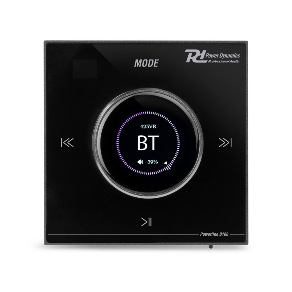 Power Dynamics Powerline B100B falba építhető erősítő USB/Bluetooth (4x25W)