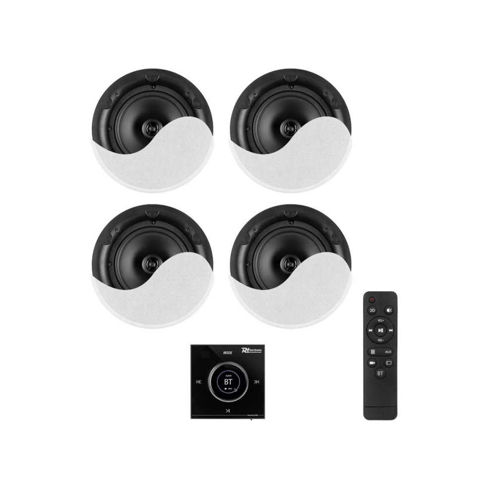 Power Dynamics Powerline B100BSet (falba építhető erősítő + hangszórók) szett (4x25W)
