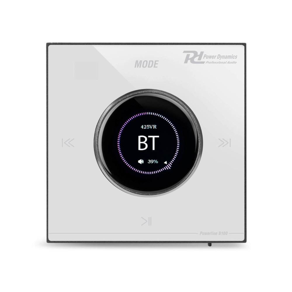 Power Dynamics Powerline B100W falba építhető erősítő USB/Bluetooth (4x25W)