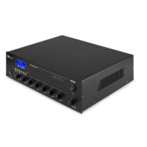 Power Dynamics PPA30 100V erősítő (30W) 2x Mikrofon + 2x Jel bemenet (MP3 + Bluetooth)
