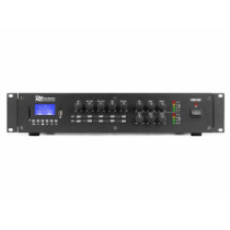 Power Dynamics PRM1202, 100V erősítő (2x120W) 2 zónás, (MP3, BLUETOOTH)