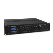 Power Dynamics PRM120, 100V erősítő (120W) 6 csatornás / 1 zónás, (MP3 + Bluetooth)