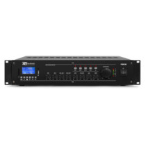Power Dynamics PRM240, 100V erősítő (240W) 6 csatornás / 4 zónás, (MP3 + Bluetooth)