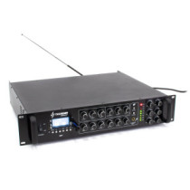Thunder BSP200 6 csatornás / 6 zónás 100V ERŐSÍTŐ (200W) + Bluetooth + FM