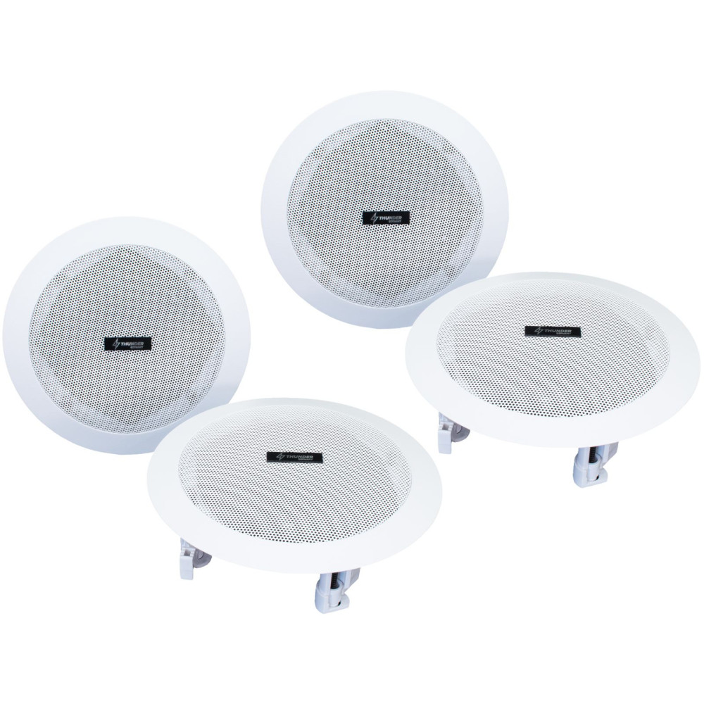 Thunder BTCS-450 Aktív beépíthető, 2 utas álmennyezeti hangszórószett 4x15W (5,25")