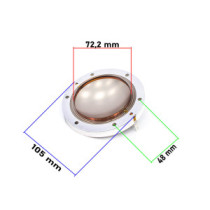 Thunder CP600Ti (72,2 mm) magassugárzó javító készlet, szervizpille