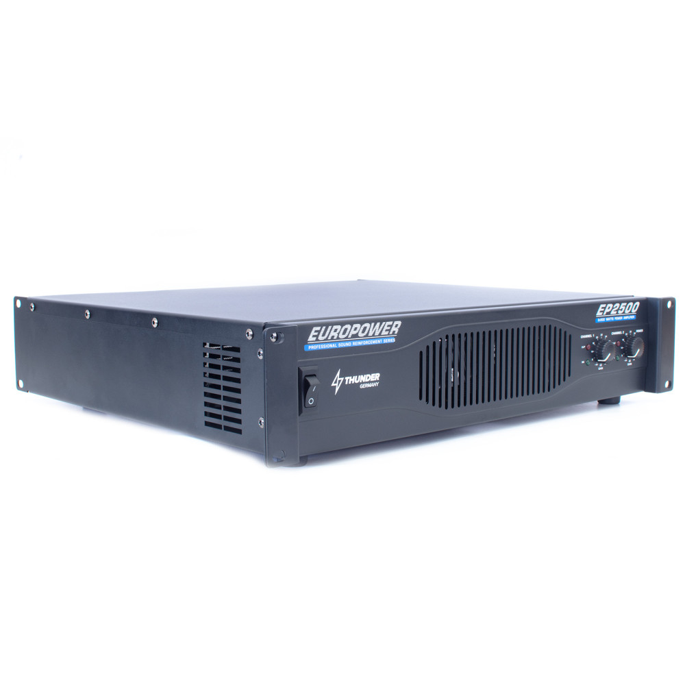 Thunder EP2500 Végfok erősítő 2x700W Bridge: 1x1400W + CROSSOVER