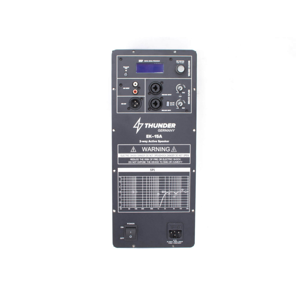 Thunder FLS500 500/1000W hangfalba építhető erősítő modul, digitális Bi-Amp, + Bluetooth