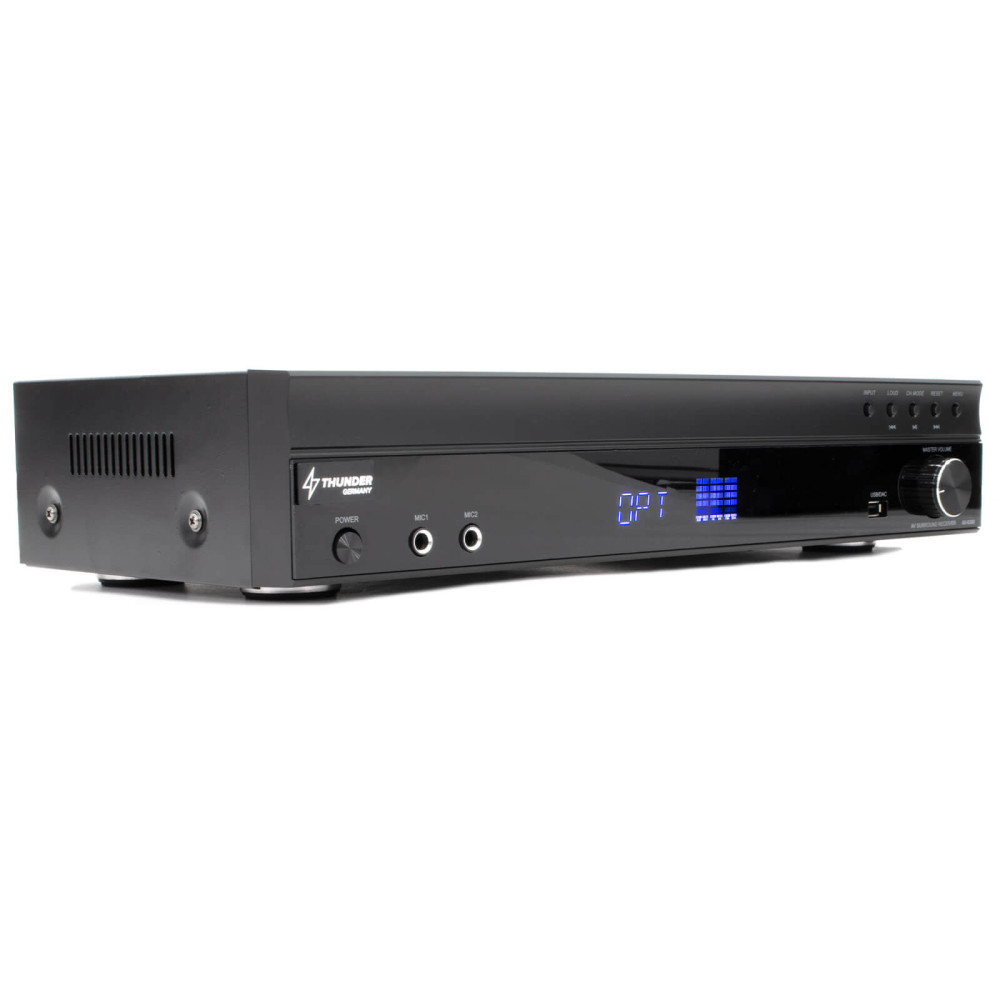 Thunder AHK-380BT 5.2 karaoke házimozi hifi erősítő 480W (Optikai, DAC, FM, Bluetooth)
