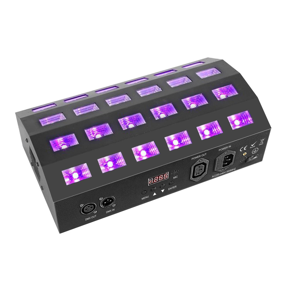 Thunder LUV-406 (24x3W) LED UV derítő + DMX