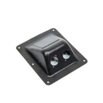 Thunder MTP-170 fém süllyesztett csatlakozó tálca, 2x Speakon furat (17x14 cm)
