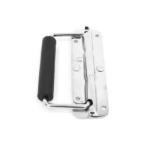 Thunder RH-0814 Acél fogantyú rackszekrényhez, fekete (140x45 mm)
