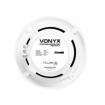 Vonyx MSV50 beépíthető, álmennyezeti 2 utas hangszóró pár 35/80W (5") 8 Ohm - VÍZÁLLÓ IP44