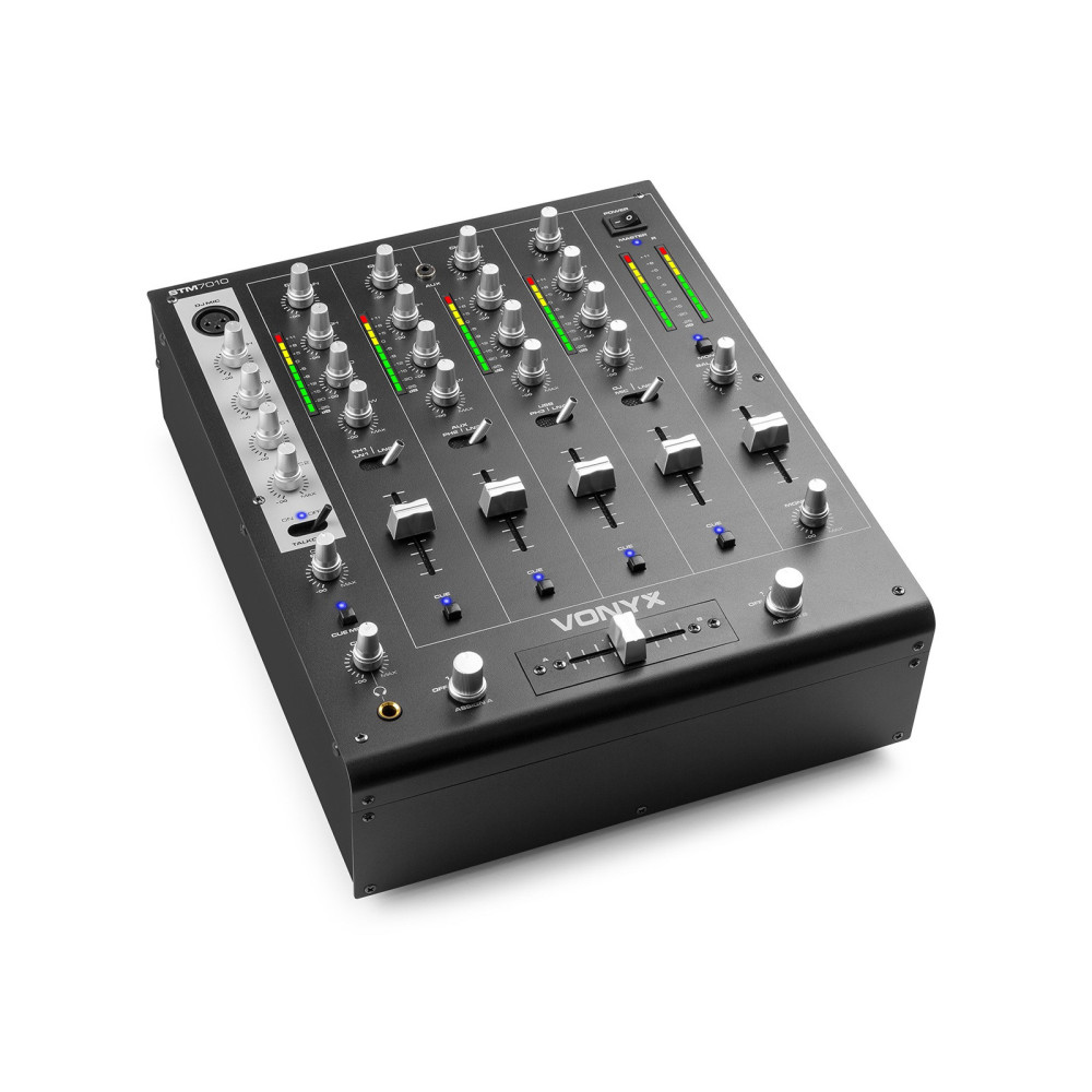 Vonyx STM-7010 4+1 csatornás Professzionális Dj keverő + USB interface