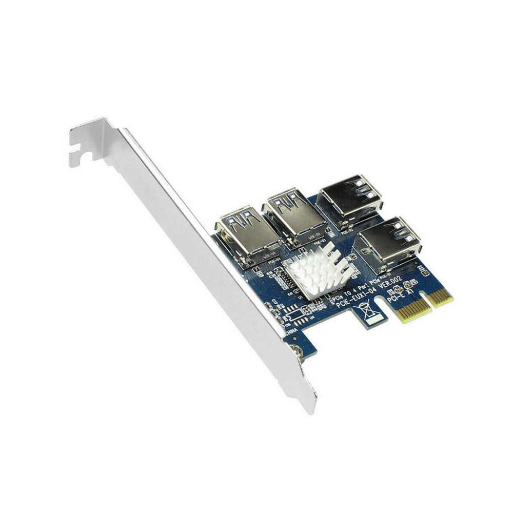 PCI-E x1 to 4xUSB splitter